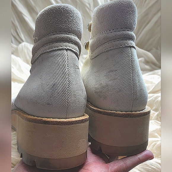 3•1 PHILLIP LIM Dylan Canvas Lace-up Hiking Boots In Neutrals Size 37.5 EUC - Picture 8 of 10